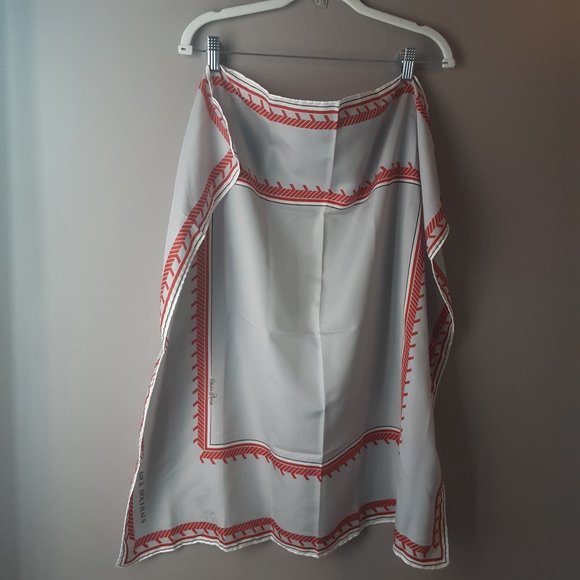 Vintage Dick Holthaus Collection D'Avion Square Flight Attendant Design Scarf - Picture 2 of 12